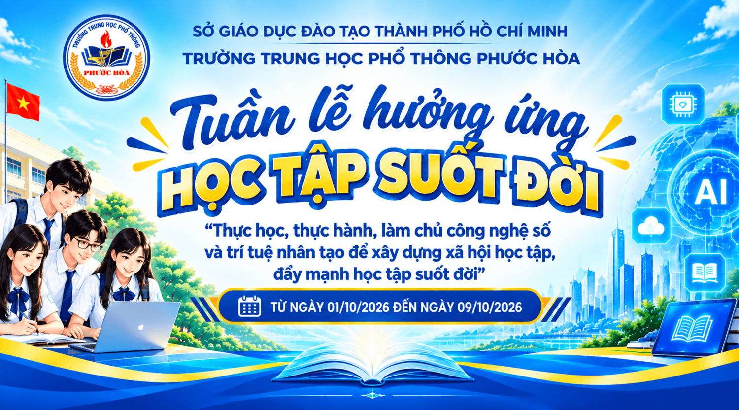 Tuần lễ hưởng ứng HỌC TẬP SUỐT ĐỜI