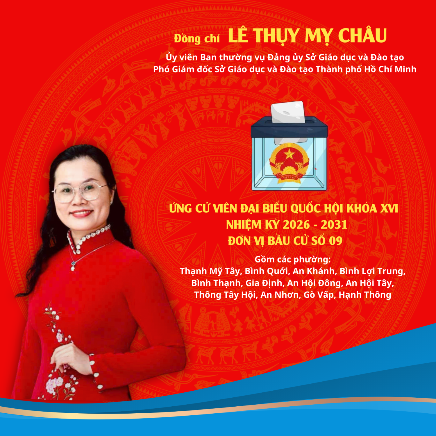 Ảnh đồng chí Lê Thụy Mỵ Châu